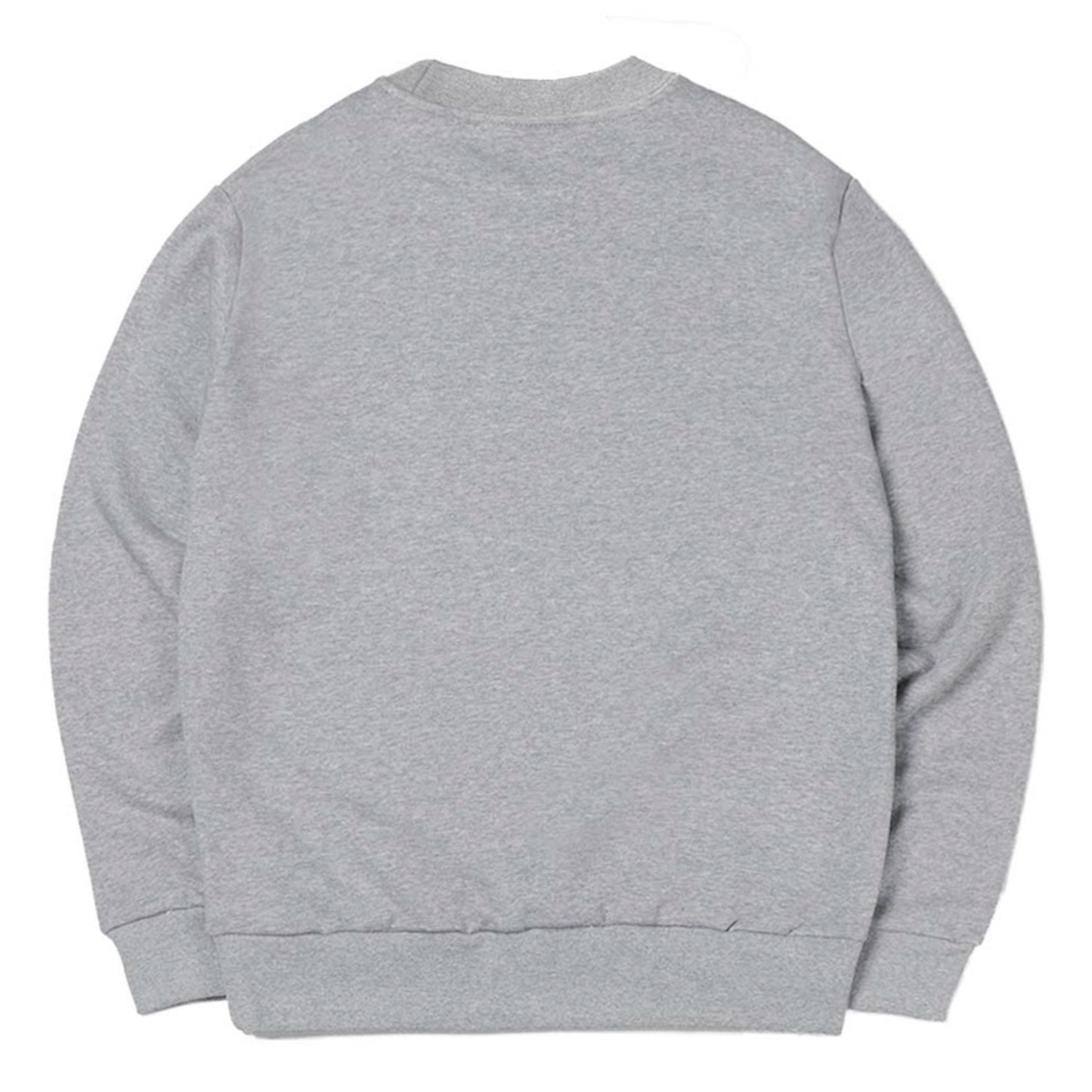 훈민정음 오버핏 맨투맨 그레이 Ancient Korean Embroidery Over-Fit sweatshirt (Gray)