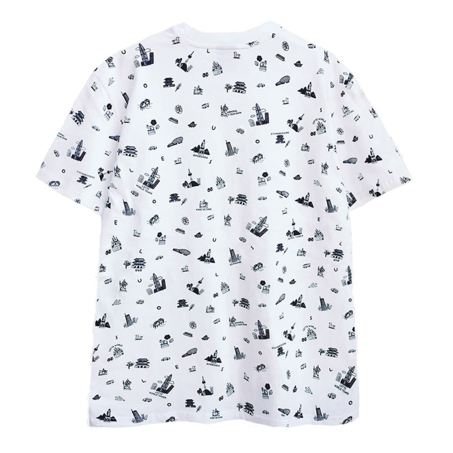 서울 아이콘 반팔 티셔츠 화이트  Seoul icon SS tshirt (White)