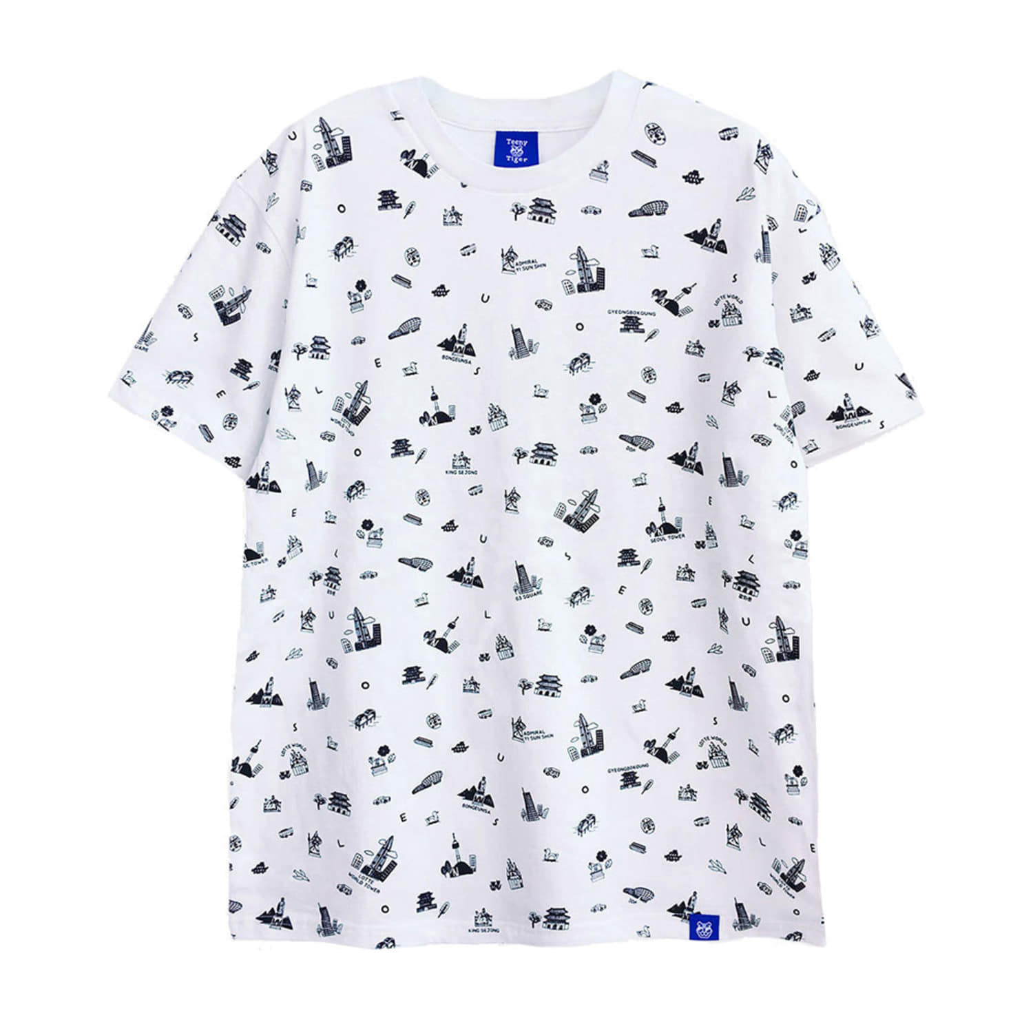 서울 아이콘 반팔 티셔츠 Seoul icon SS tshirt (White)