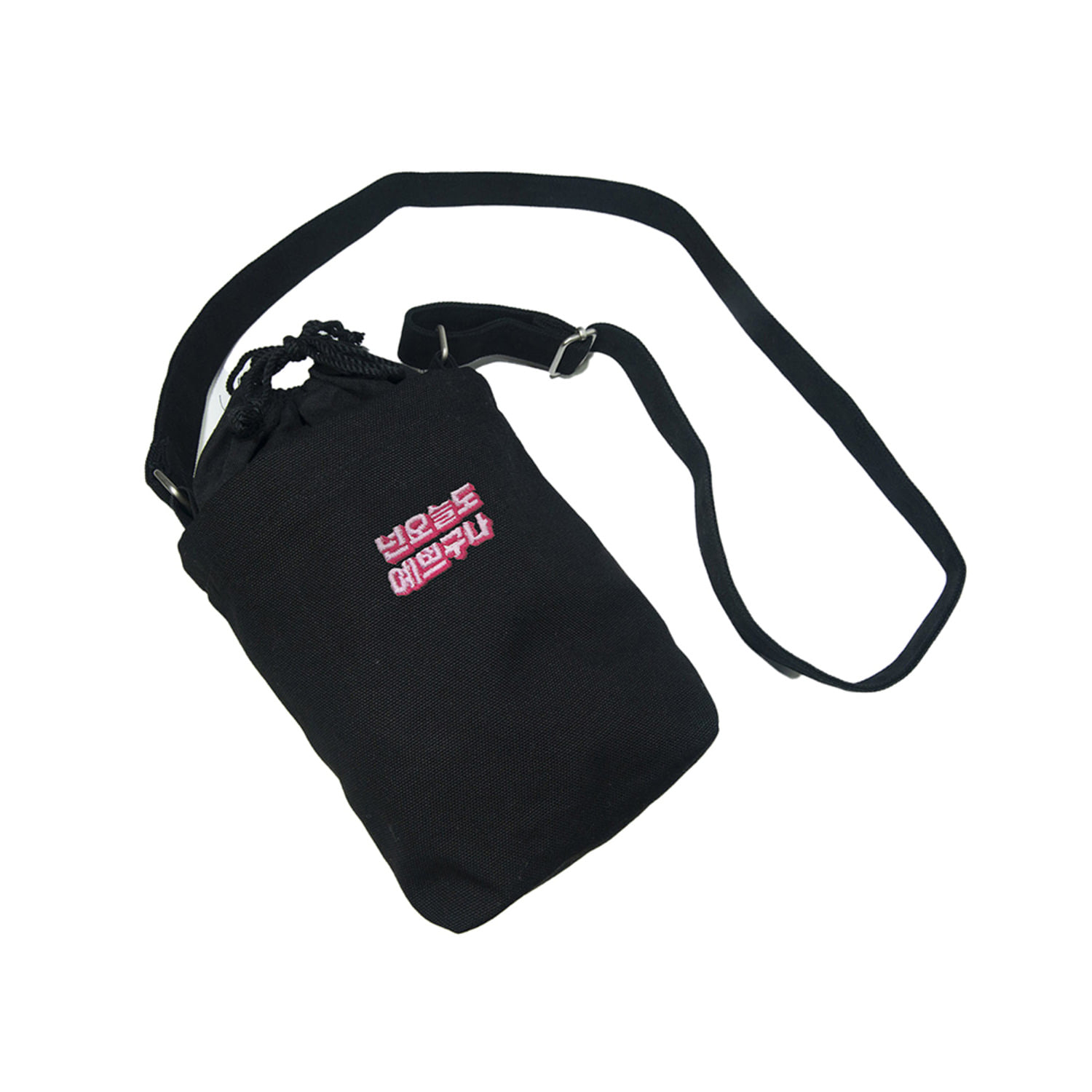 예쁘구나 스몰 캔버스 숄더백 블랙Pretty small canvas shoulder bag (Black)